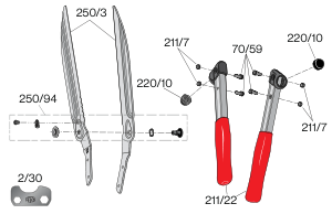 Web image-FELCO 250-57 – Exploded view